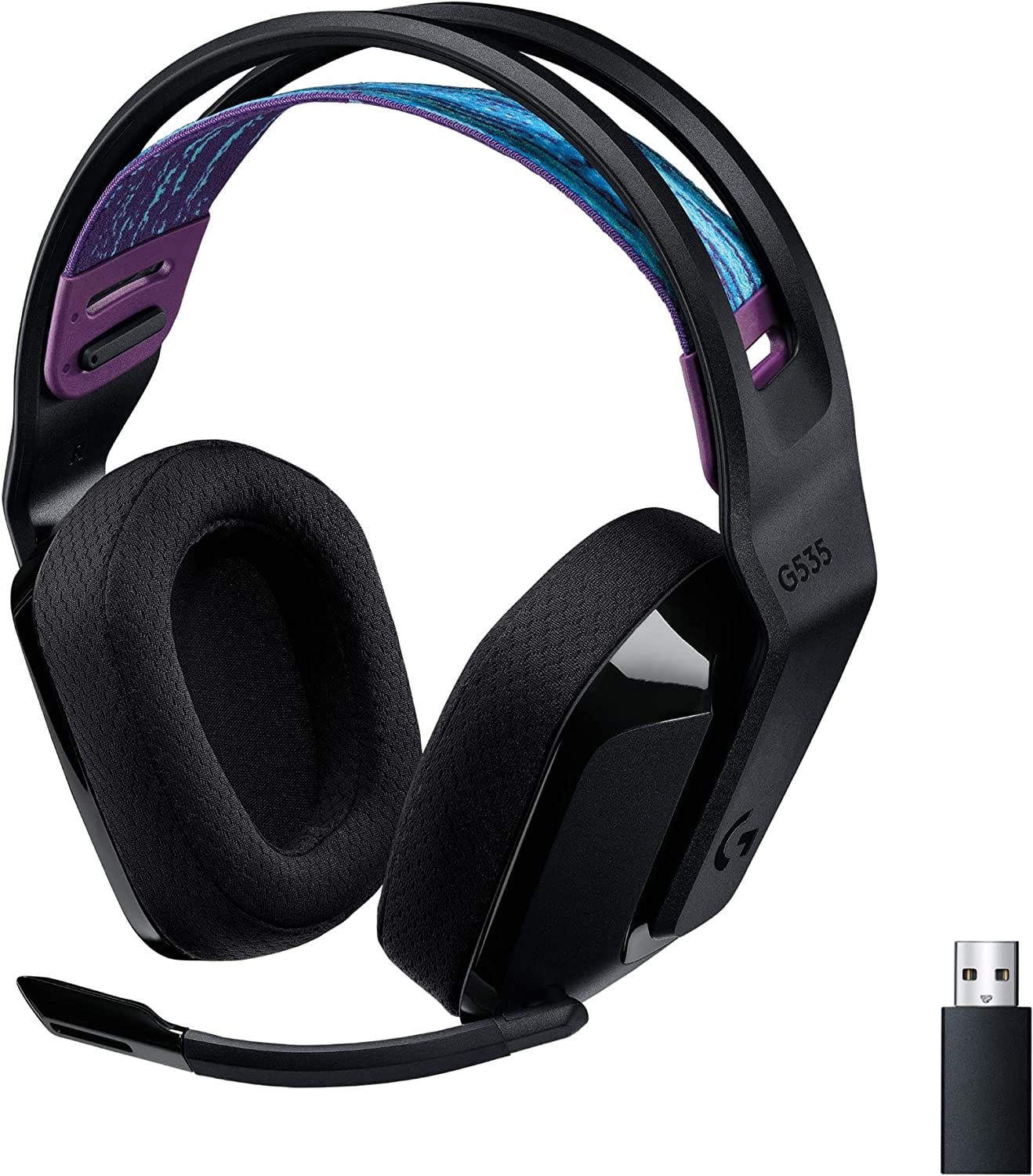 SmartTechShopping Gaming Headphones Black / Wireless / Headset Logitech G535 LIGHTSPEED Wireless, Gaming On-Ear Headset