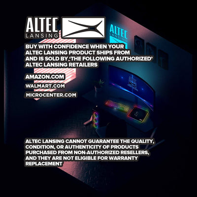 SmartTechShopping Gaming Mouse Altec Lansing Ergonomic RGB Wired Gaming Mouse