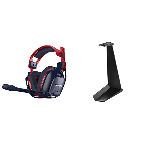 SmartTechShopping Headphones PC / A40 TR + Astro Stand ASTRO Gaming A40 TR Wired Headset + MixAmp Pro TR - Dolby Audio for PS5/PS4/PC/Mac