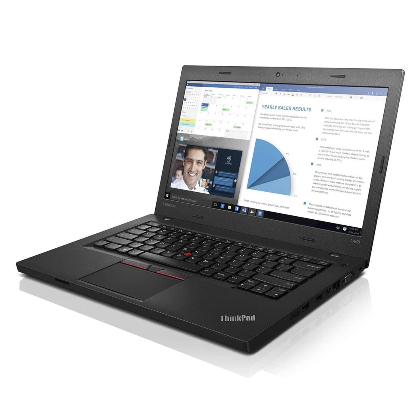 SmartTechShopping Lenovo ThinkPad L460 Laptop (CORE I5 6TH GEN/8GB/256GB SSD/WEBCAM/14''/DOS)