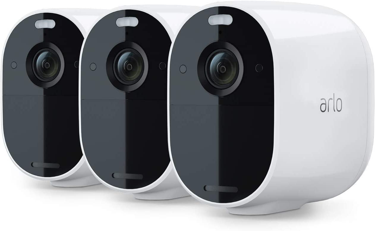SmartTechShopping security camera ARLO Essential Spotlight Wireless 3 Camera Kit White