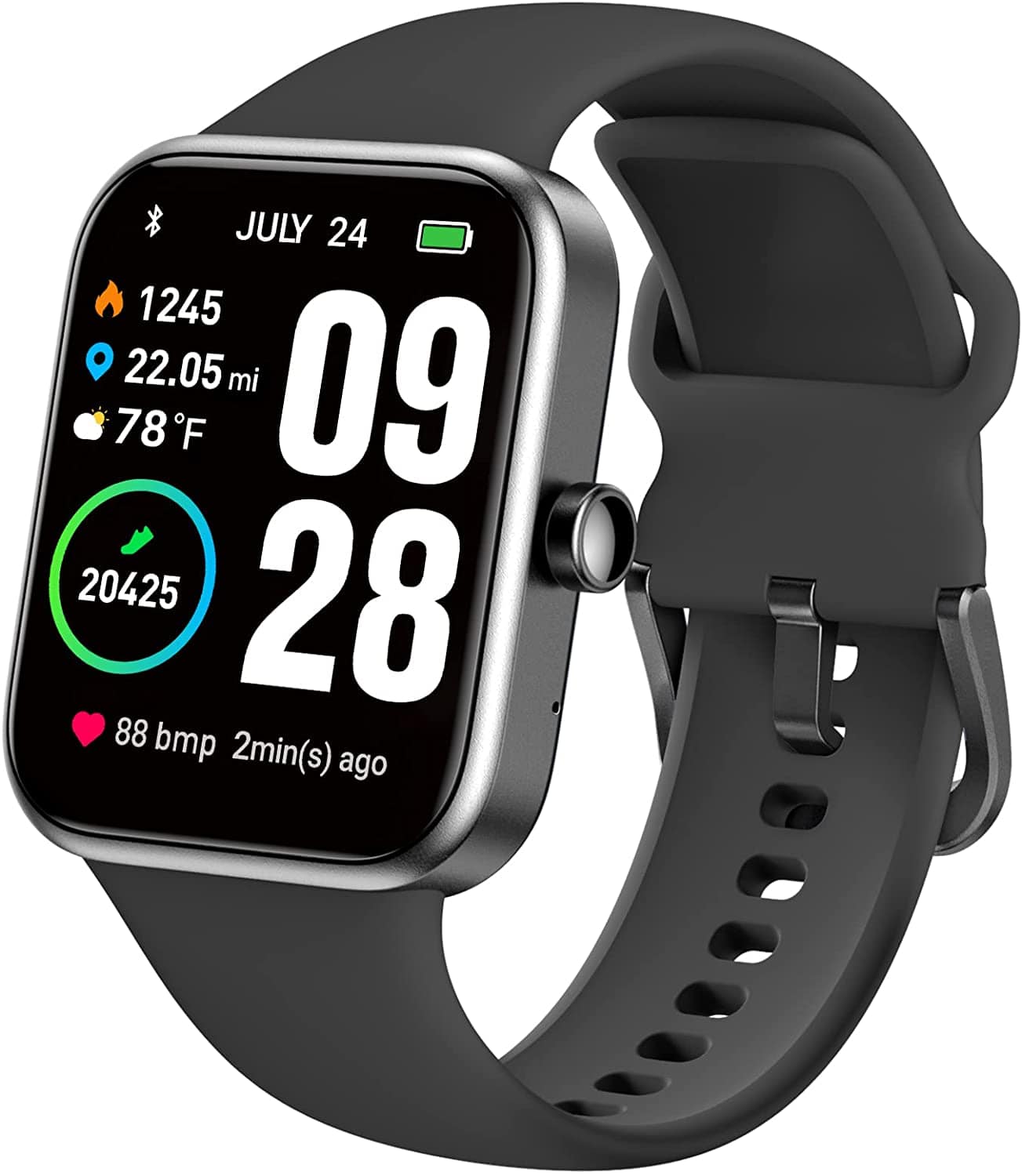 SmartTechShopping Smart Watches Matter Black / 44mm TOZO S2 44mm Smart Watch Alexa Built-in Fitness Tracker