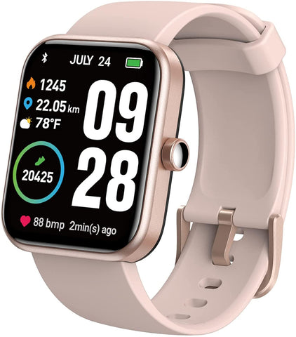 SmartTechShopping Smart Watches Pink / 44mm TOZO S2 44mm Smart Watch Alexa Built-in Fitness Tracker