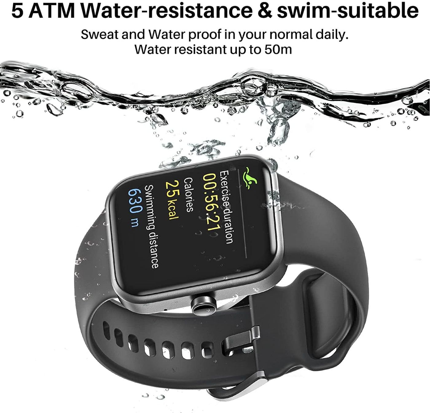 SmartTechShopping Smart Watches TOZO S2 44mm Smart Watch Alexa Built-in Fitness Tracker