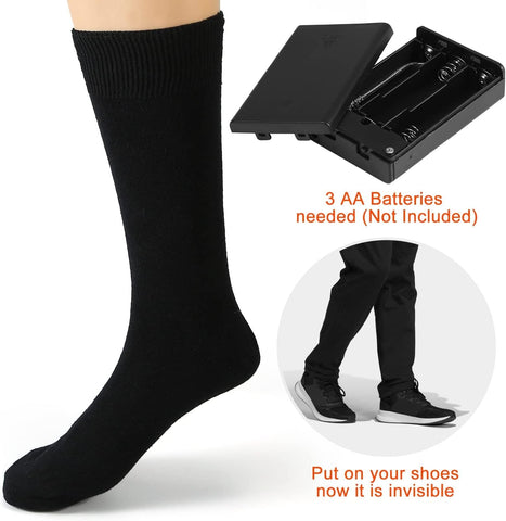 SmartTechShopping socks Heated Socks, Battery Heated Socks for Women Men, Electric Thermal Warming Socks