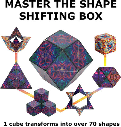 SmartTechShopping toys SHASHIBO Shape Shifting Box: Award-Winning Fidget Cube with 36 Rare Earth Magnets