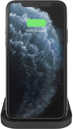 SmartTechShopping Wireless charger Logitech 10W Fast Charge Wireless Charger Stand - Qi Certified for iPhone, Samsung, Google Pixel & More