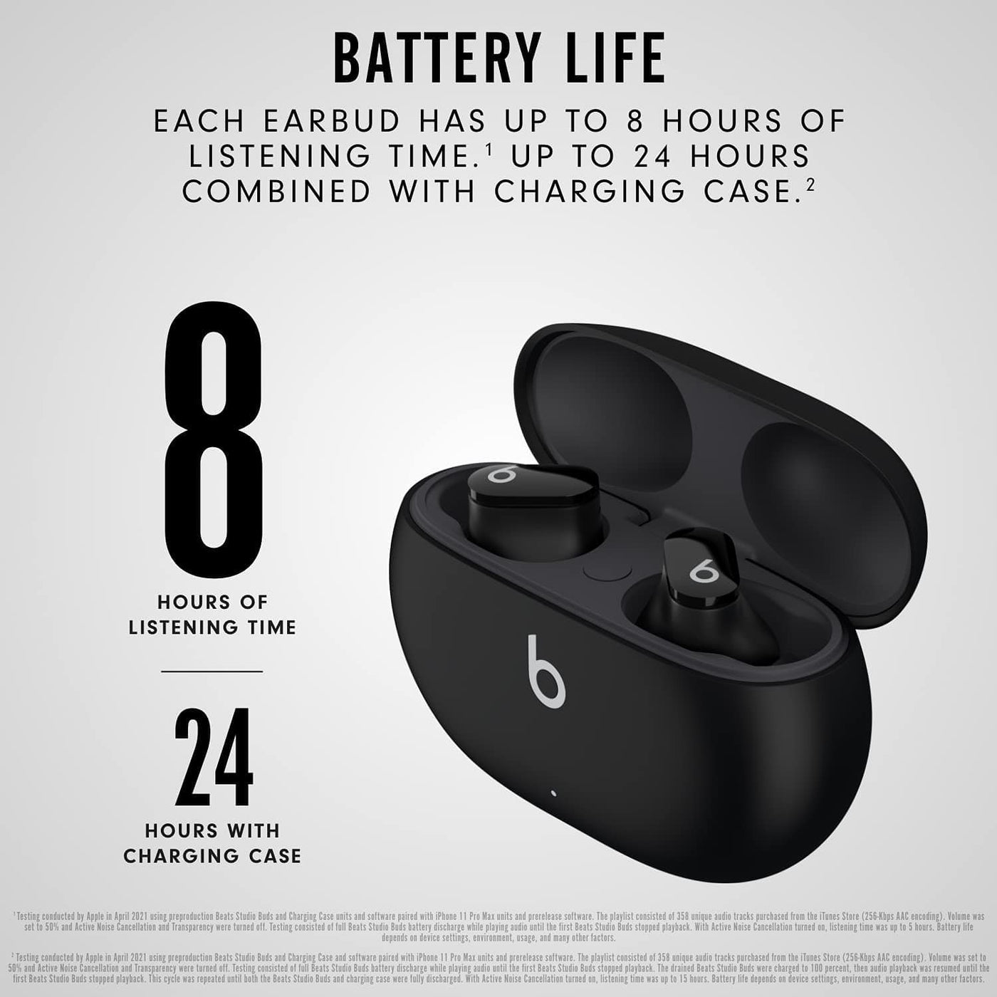 Visit the Beats Store Beats Studio Wireless Earbuds, True Noise Cancelling Earbuds