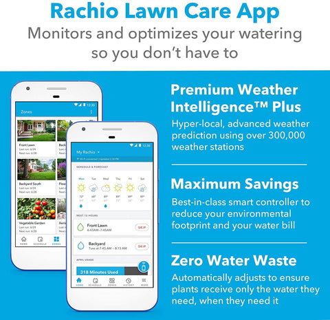 Visit the Rachio Store Rachio 3 Weather Intelligence  Smart Sprinkler Controller for Alexa and Apple HomeKit