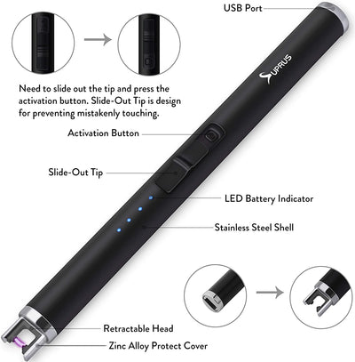 Visit the SUPRUS Store SUPRUS - Rechargeable Flameless Lighter, Candle Lighter Rechargeable