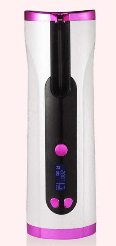 Cordless Auto Curler, Automatic Rotating Curling Iron, Wireless Hair Curler - Smart Tech Shopping