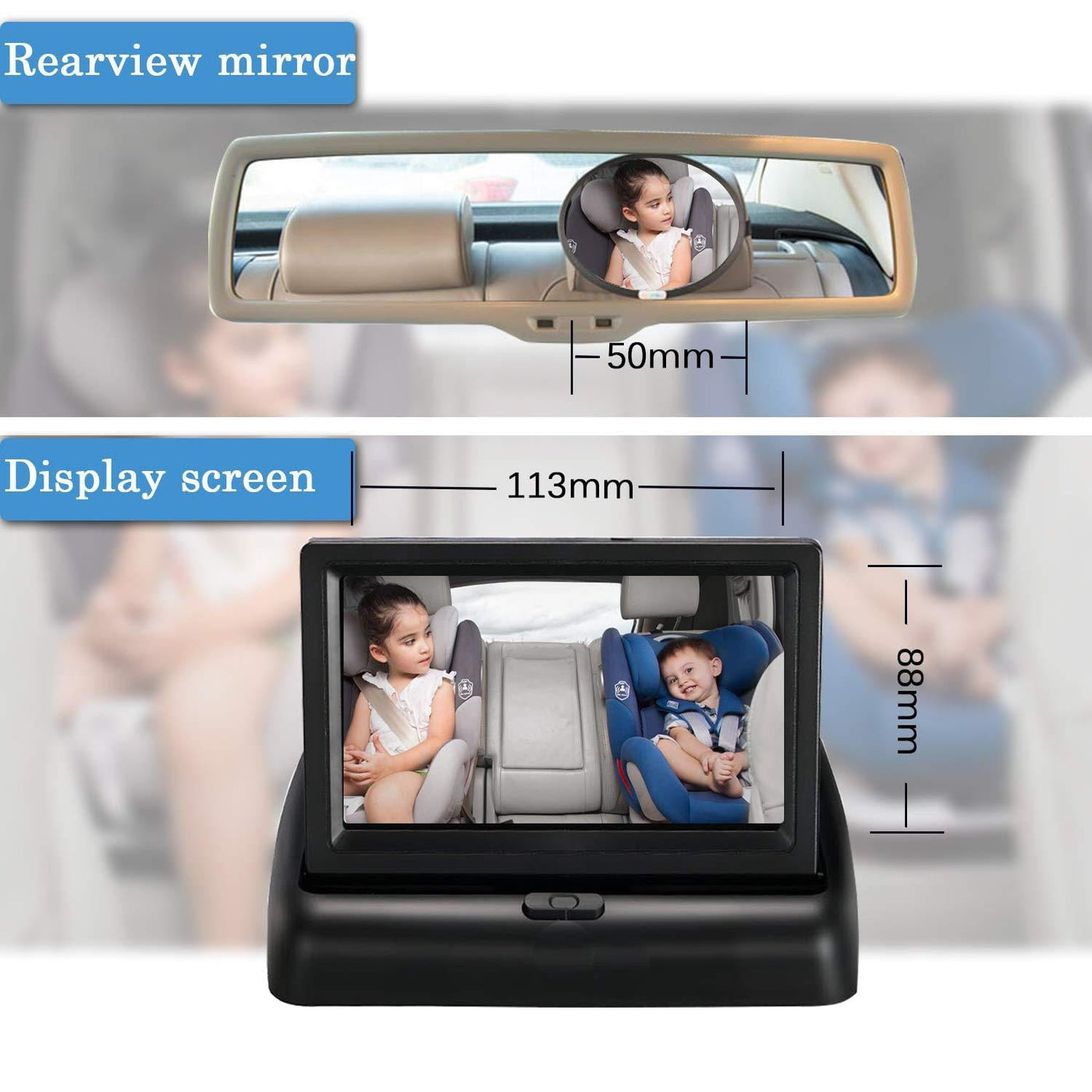Itomoro Baby Car Mirror, Baby Car Monitor & Camera - Smart Tech Shopping