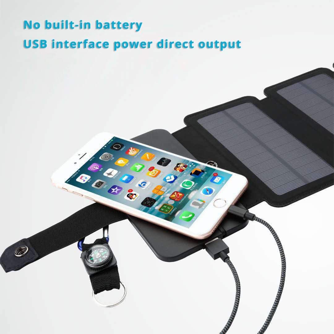 Portable Folding 10W Solar Panels Mobile Charger 5V 2.1A USB - Smart Tech Shopping