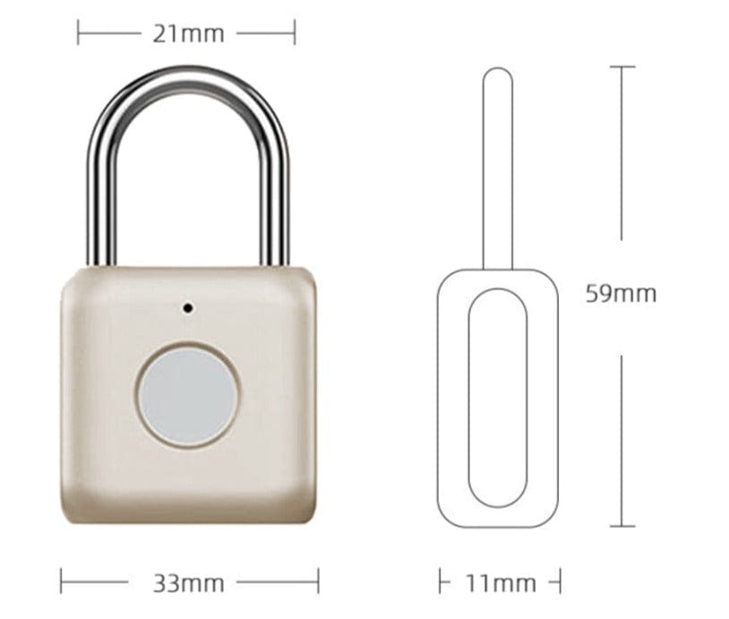 Xiaomi Uodi Kitty Smart Fingerprint Padlock - Smart Tech Shopping