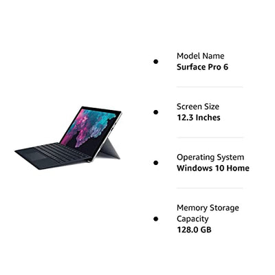 Microsoft Surface Pro 6 - Intel Core i5, 8GB RAM, 128GB, Sleek Black | Unleash Power and Performance