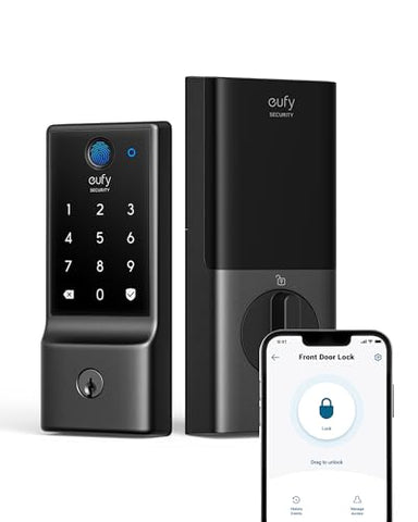 eufy Security Smart Lock C220: Fingerprint Convenience, Wi-Fi Security