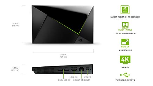 NVIDIA SHIELD Android TV Pro: 4K HDR, Dolby Vision, AI