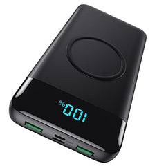 Wireless Portable Charger 15W 30800mAh Power Bank Compatible with iPhone, Samsung, iPad - Smart Tech Shopping