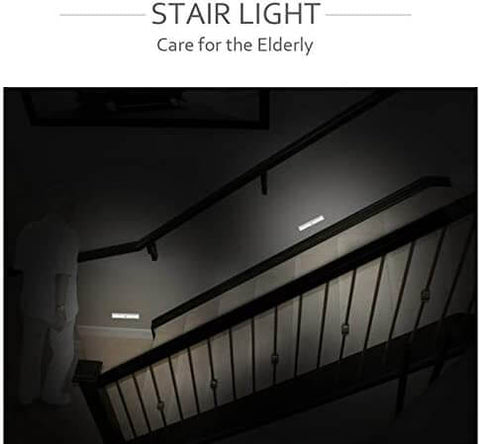 QualityWatt LED Motion Sensor Light Indoor [3-Pack] – Battery LED Lights – Motion Sensor Closet Lights, Under Cabinet Lights, Night Light, Wall Light – 10 Bulbs Per LED Strip Light