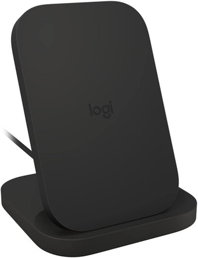 Logitech 10W Fast Charge Wireless Charger Stand - Qi Certified for iPhone, Samsung, Google Pixel & More - Smart Tech Shopping