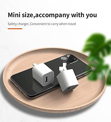 USB Small Wall Charger Box,Travel Plug Cube 5W Power Adapter for iPhone