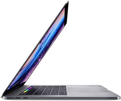 Renewed 2019 Apple MacBook Pro 15.4" Touch Bar - Intel Core i7, 16GB RAM, 256GB SSD - Space Gray
