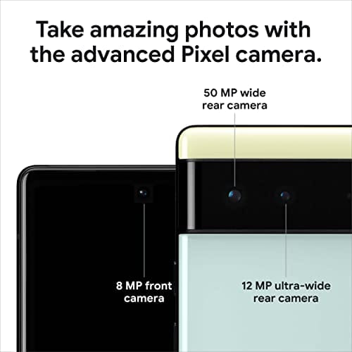 Google Pixel 6 Unlocked Smartphone with Ultrawide Lens - 128GB - Black - Smart Tech Shopping