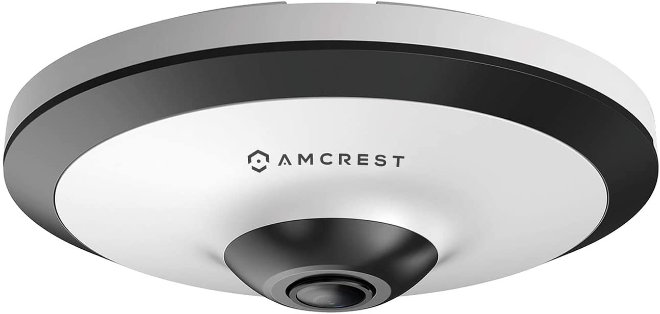 Amcrest Fisheye IP POE Camera, 360° Panoramic 5-Megapixel POE IP Camera with 33ft Night Vision