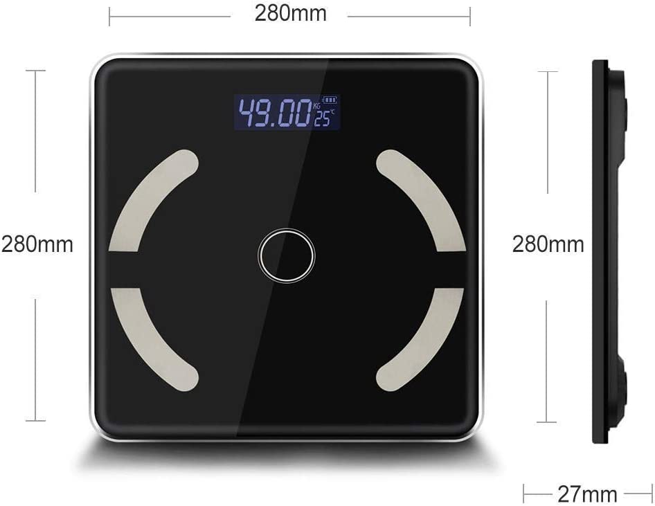 Most Accurate Bathroom Scale, Weighing Bathrooms Scales with LED Digital Display - Smart Tech Shopping