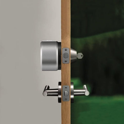 August Smart Lock Pro + Connect Hub - Wi-Fi Smart Lock for Keyless Entry - Works with Alexa, Google Assistant, and more – Silver - Smart Tech Shopping