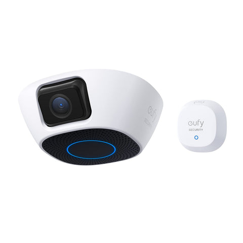 eufy Security Smart Garage-Control Cam E110 with Sensor, Garage Door Opener Camera, Detects Open/Close Status, Real-Time Notifications, 2K, No Monthly Fee, AI Human Detection, Supports 2.4GHz Wi-Fi