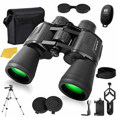 12x50 HD Full Size Binoculars Scope for Adults with Photography Kit - Smart Tech Shopping