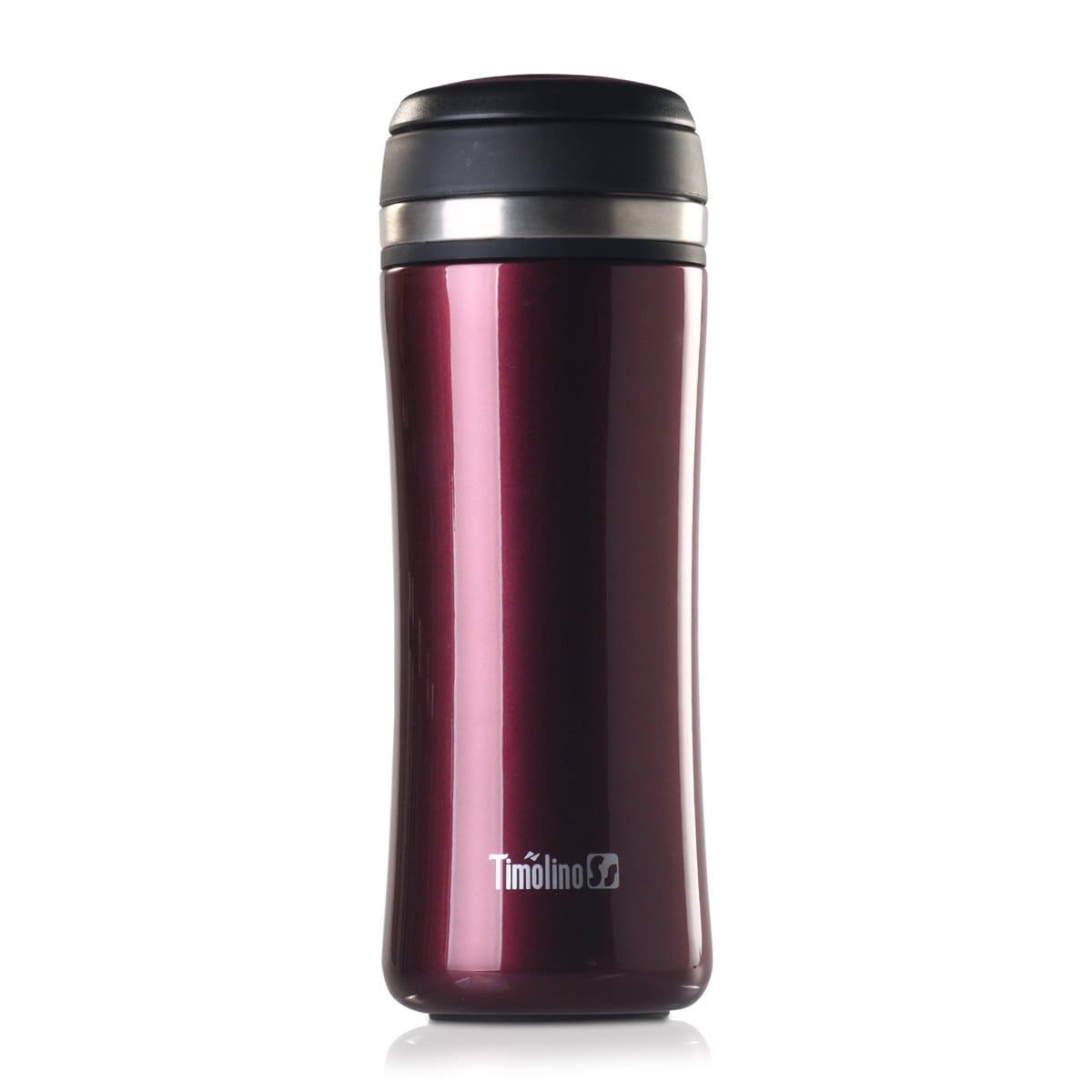 12oz Timolino Tea2Go Bordeaux Red Vacuum Mug - Keeps Drinks Hot for Hours - Smart Tech Shopping