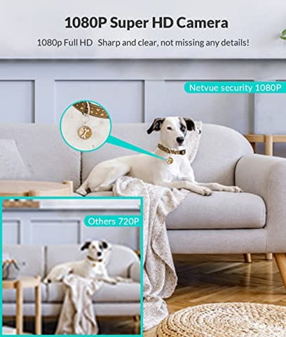 Netvue Indoor Camera 1080P FHD 2.4GHz WiFi for Pet/Baby - Smart Tech Shopping