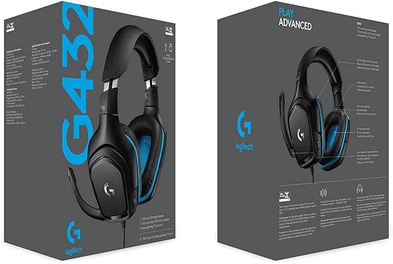 Logitech G432 Wired Gaming Headset, with 7.1 Surround Sound - Smart Tech Shopping