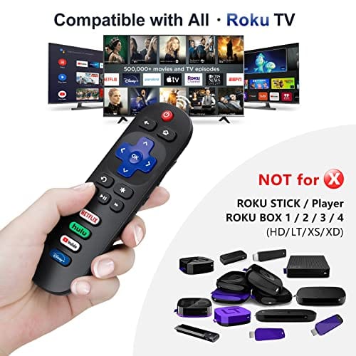 TCL Roku TV Remote Control Pack of 2 Replaced - Smart Tech Shopping