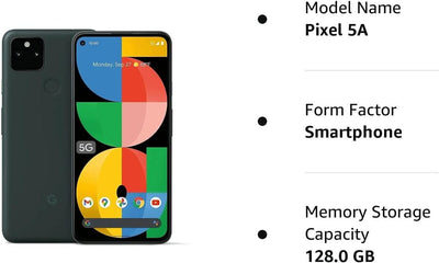 Google Pixel 5A 5G 6GB RAM/128GB ROM, 6-Inches Display SmartPhone - Smart Tech Shopping