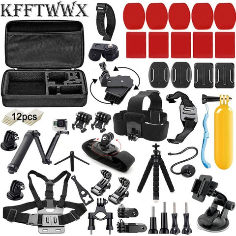 KFFTWWX Accessories Kit for, Gopro Hero, Black Max, Go Pro Session - Smart Tech Shopping