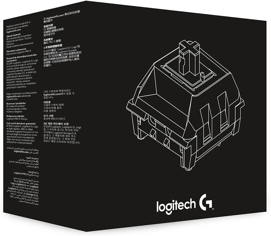 Logitech G Pro X Mechanical Gaming Keyboard Switch Kit (GX Brown Tactile)