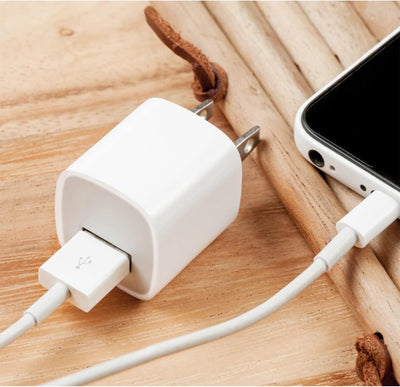USB Small Wall Charger Box,Travel Plug Cube 5W Power Adapter for iPhone