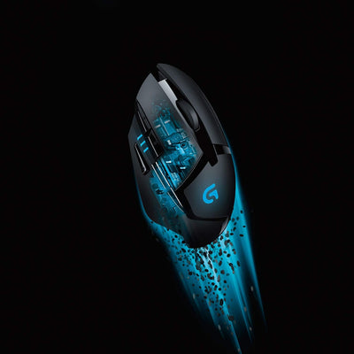 Logitech G402 Optical Gaming Mouse Hyperion Fury USB 8 Buttons, 910-004067 (Hyperion Fury USB 8 Buttons)