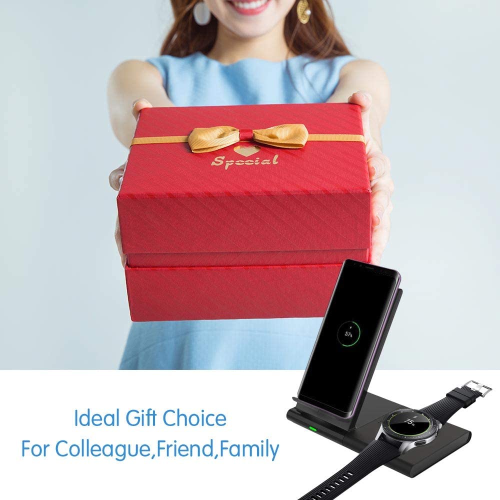 Dual Wireless Charger, COSOOS Qi Certified - Smart Tech Shopping