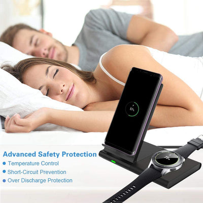 Dual Wireless Charger, COSOOS Qi Certified - Smart Tech Shopping