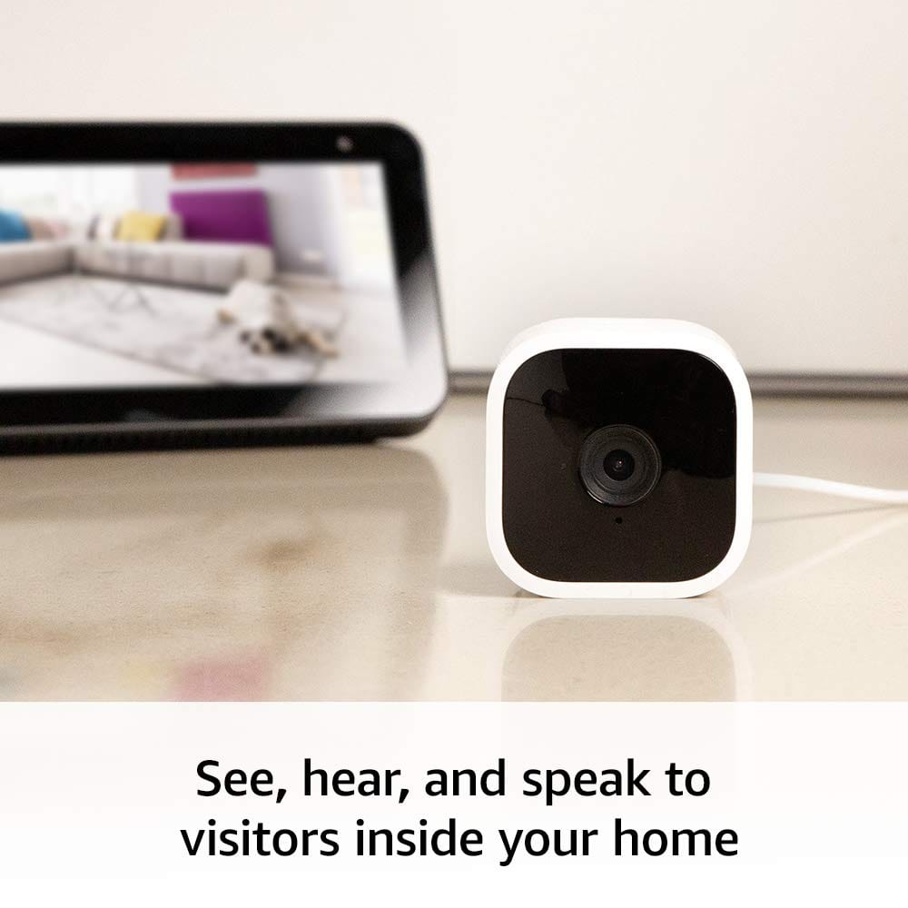 Blink Mini Compact Indoor Plug-in Smart Security Camera - Smart Tech Shopping