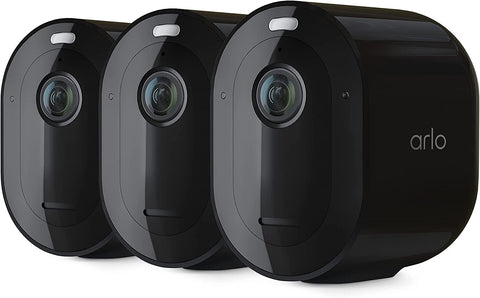 Arlo Pro 4 Wireless Spotlight Camera - 2K Video, Color Night Vision, 2-Way Audio, Direct to WiFi - White - Smart Tech Shopping