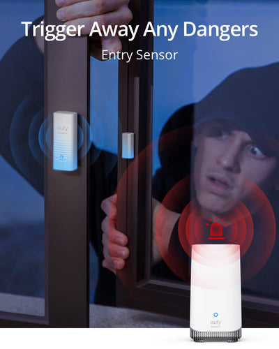 eufy Security, Edge Starter Bundle 7-Piece Kit, Home Security, Security Camera, Video Doorbell, Entry Sensor, Local Security System, No Monthly Fee