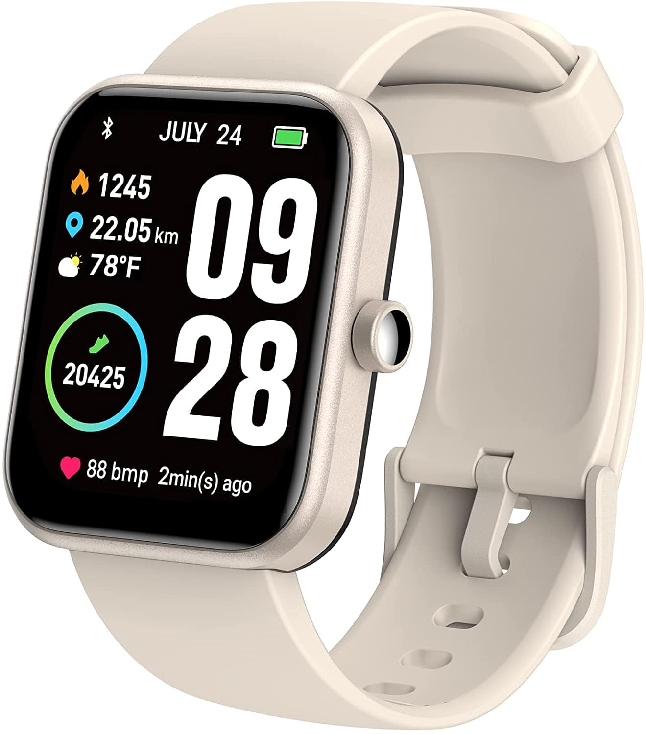 TOZO S2 44mm Smart Watch Alexa Built-in Fitness Tracker - Smart Tech Shopping