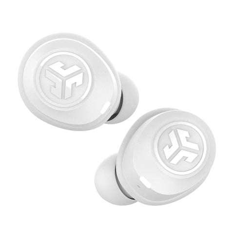 JLab JBuds Air True Wireless Signature Bluetooth Earbuds with Charging Case White Bluetooth 5.0 - Smart Tech Shopping