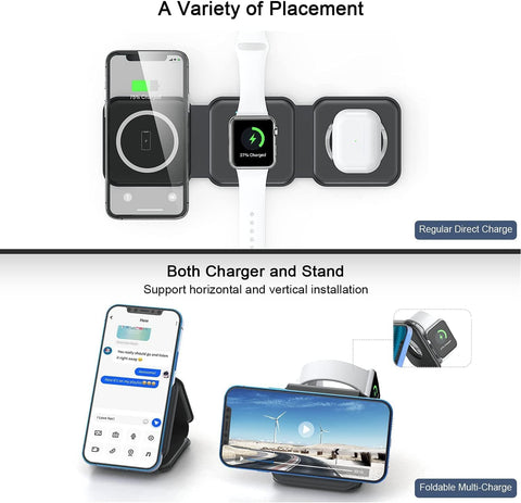 UCOMX Nano 3 in 1 Magnetic Wireless Charger - Smart Tech Shopping
