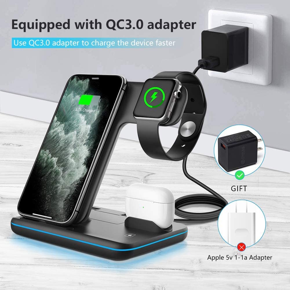 Waitiee Wireless Charger 3 in 1: The Perfect Gift for Tech Lovers - Smart Tech Shopping